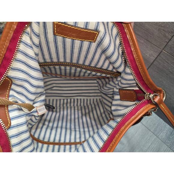 Dooney & Bourke Wayfarer Nylon Hobo w/Accessories Burnt orange A369782 - Picture 12 of 13